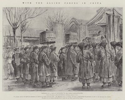 With the Allied Forces in China by Johann Nepomuk Schonberg